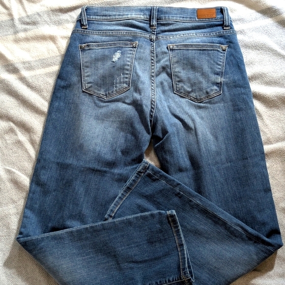 Judy Blue Women's Boyfriend Jeans in Blue 9 - Picture 8 of 14